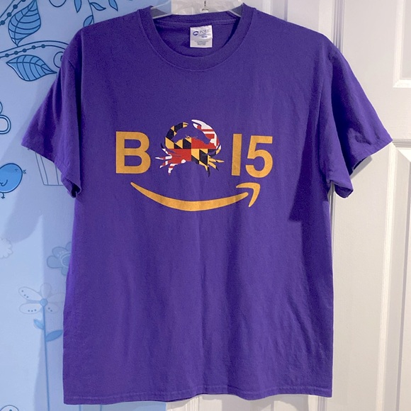 Port and Company Amazon Purple Unisex Adult Graphic Print Tee Shirt Size Large ! - Picture 2 of 10